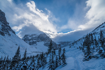 Rocky Mountain near Lake Louise