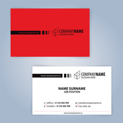 modern business card template, Illustration Vector 10
