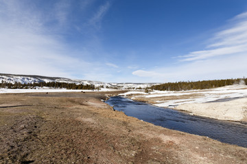 Firehole River, Upper Geyser Basin, Yellowstone NP