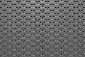 Abstract background of tile wall. 3D rendering.