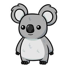 Cartoon Koala Vector Illustration