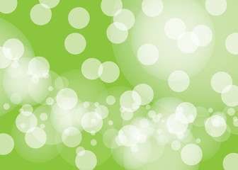 Green bokeh abstract light background