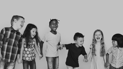 Fototapeta premium Happiness group of cute and adorable children