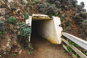 Dark Doorway Into Rocks