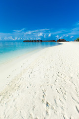  Maldives island with beach