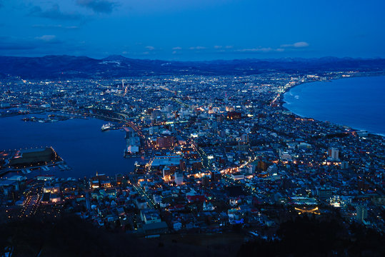 【北海道】函館の夜景 トワイライト © maskin