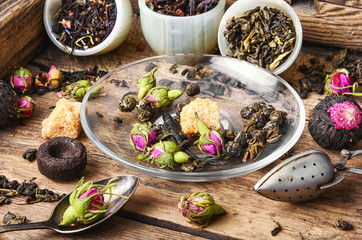 petals of tea-rose for tea