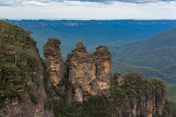Three Sisters-bergenlandschap in Nationaal Park Blue Mountains