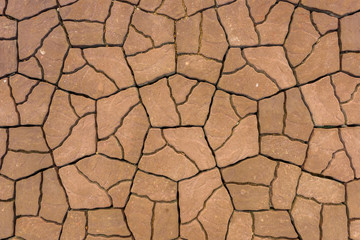 Floor mortar striped natural