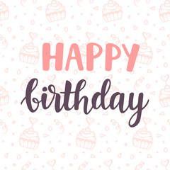 Happy Birthday card design