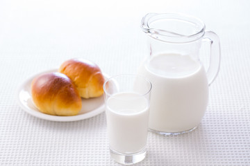 朝食~牛乳