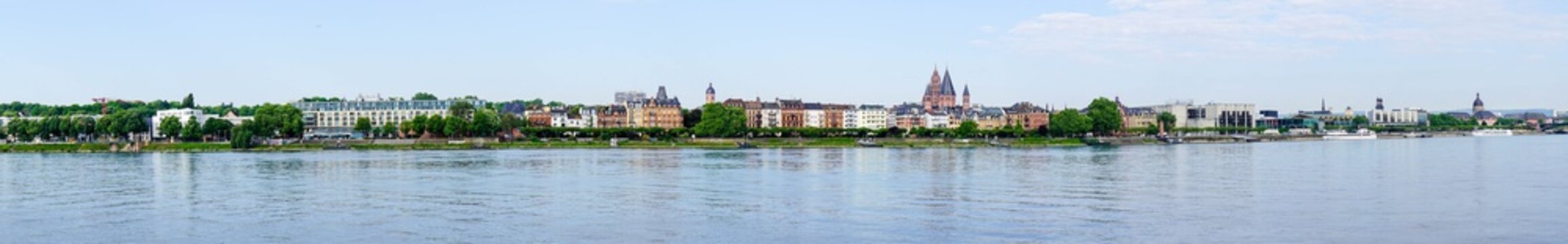 Blick nach Mainz