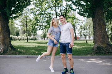 Obraz premium couple in nature