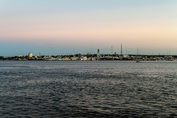 Skyline of Santarem city, Brazil