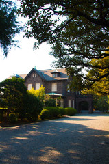 An old western-style mansion In Kyu-Furukawa Gardens