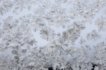 background frost on glass