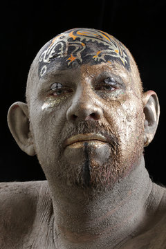 man - clay head