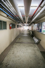 Corridors in building