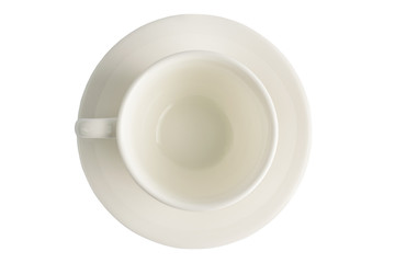 empty coffee cup  on isolate