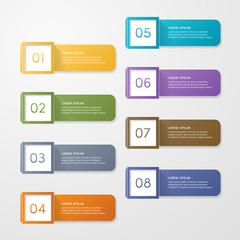 Sticker label, Colorful paper set