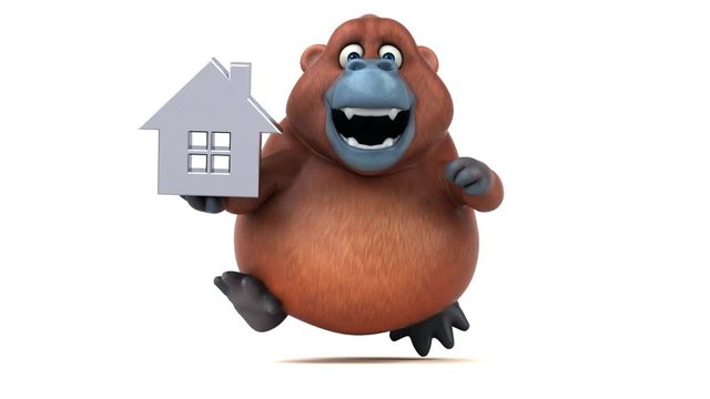 Fun orang outan - 3D Animation