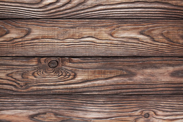 old wooden brown background of four boards