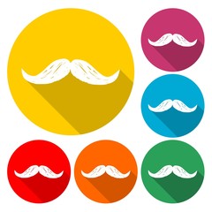Male mustache - vector illustration