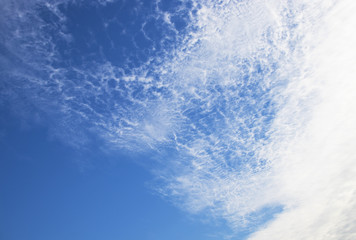 blue sky with cloud