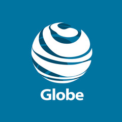 vector logo globe