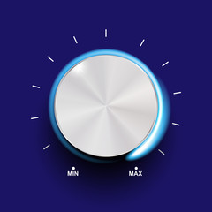 Control volume on background isolated object abstract