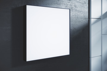 Blank square poster