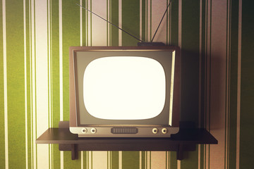 Retro TV front