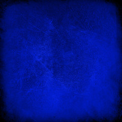 Grunge blue wall background or texture
