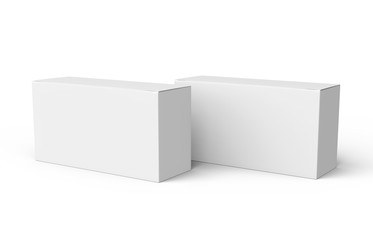 blank paper boxes