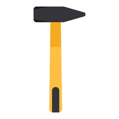 Cartoon hammer icon
