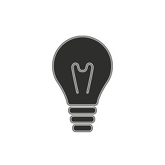 Lamp vector icon.