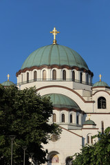 Fototapeta na wymiar Church of Saint Sava