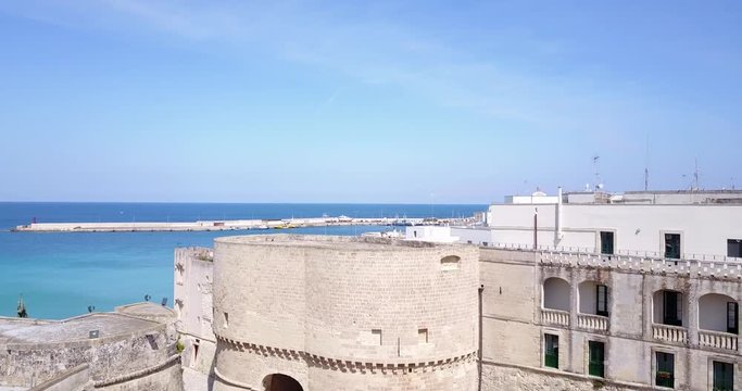 Otranto with Alfonsina Gate, Apulia, Italy
