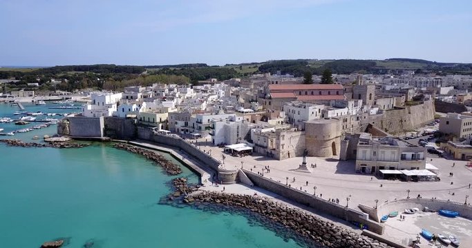 Otranto with Aragonese castle, Apulia, Italy