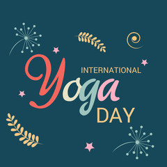 International Yoga Day.