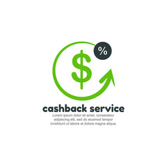 Template logo for cashback service