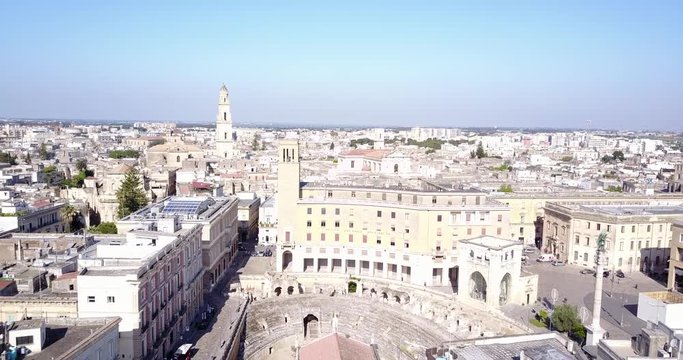 Historic city center of Lecce, Puglia, Italy