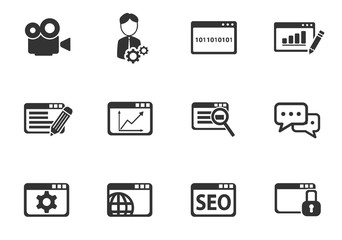 seo icon set