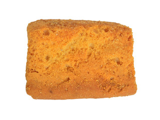 Toast Isolated Top View