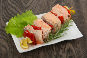 Salmon Skewer