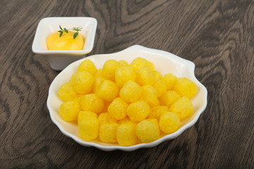 Cheese corn balls