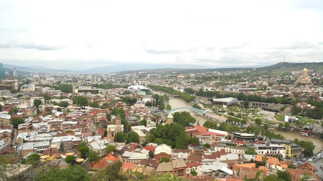 panorama of Tbilisi