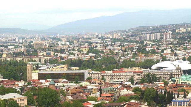 panorama of Tbilisi