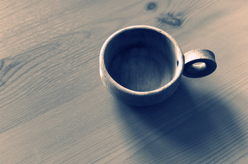 Tee Untertasse aus Holz