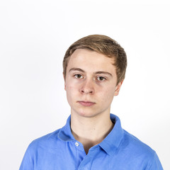 Fototapeta premium boy astonished and sad